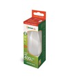 E14 4W LED kronljus - C37, 400lm, 2700K, mjölkvit, COG filament