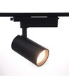 Projecteur sur rail LEDlife RA98 29W - 110lm/w, noir, monophasé, 1F2W
