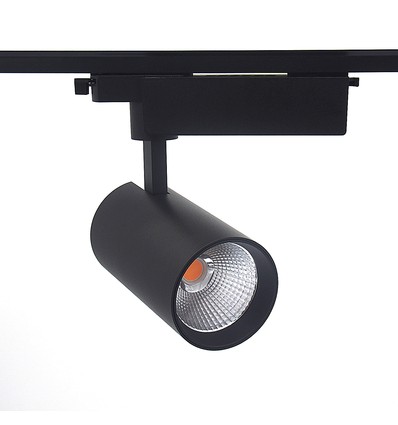 Projecteur sur rail LEDlife RA98 29W - 110lm/w, noir, monophasé, 1F2W
