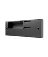 6W Encanta Asymmetric CCT væglampe - IP54, sort, 750lm, 3 lyskulører, facade/udendørs