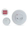 18W Nymphea Proxi PIR - IP54, Ø30cm, 30x6cm, 120°, rond, blanc