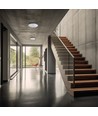 18W Nymphea Proxi PIR - IP54, Ø30cm, 30x6cm, 120°, rond, blanc