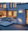 Applique murale 20W Verto Block CCT - 120lm/W, IP65, noir, couleur de lumière réglable, éclairage de façade