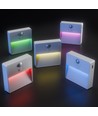 2stk. Oppladbare sensorlamper - Magnet, USB-C, passer til trapper, klesskap, nattlys mm.