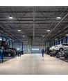 220x135mm Plateo 4 High Bay 100W - neutralvit 230V 90° IP65 IK09 svart, med effektjustering 0-10V