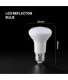 Ampoule LED V-Tac E27 8,5W R63 - Puce CREE, 3000K, Garantie 6 ans