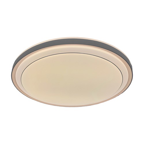 Plafonnier design V-Tac 30W/60W/30W - CCT, dimmable, bordure marron, avec télécommande