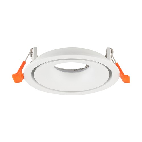 Spot encastrable GU10 - Rond, blanc, aluminium, sans ampoule