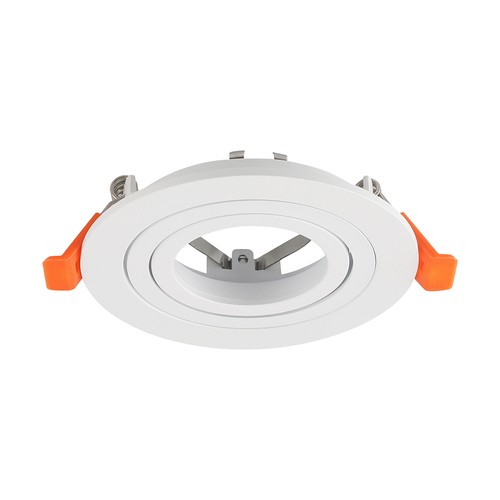 Spot encastrable GU10 - Rond, blanc, aluminium, sans source lumineuse