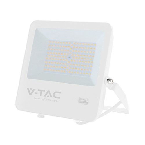 100W LED breedstraler - 135lm/W, IP65, witte behuizing, CREE chip, 6 jaar garantie