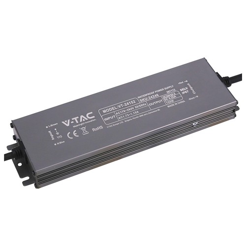 150W / 24V DC strømforsyning for LED-striper - 6,25A, IP67