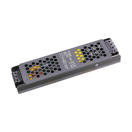 120W / 12V DC strømforsyning for LED-striper - 10A, IP20, Slim