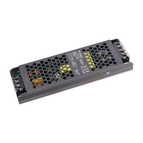 200W / 12V DC strømforsyning for LED-striper - 16,5A, IP20, Slim