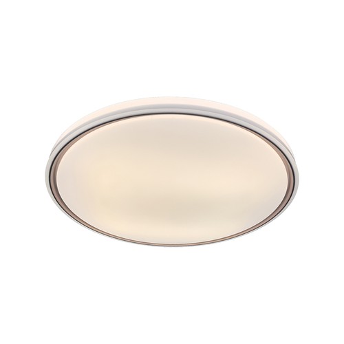 Plafonnier LED V-Tac 30W/60W/30W avec télécommande - 3-en-1, dimmable, anneau brun, source incluse