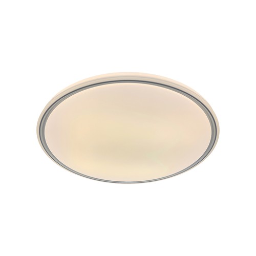 Plafonnier LED V-Tac 30W/60W/30W avec télécommande - CCT 3-en-1, dimmable, anneau gris, source incluse