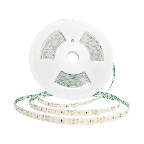 Ruban LED V-Tac 20m 8W/m Ultra Long - 24V, IP20, 3000K