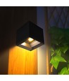 V-Tac 9W Solara vägglampa med sensor - Solcell, IP65, 3-i-1 CCT, svart