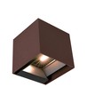 V-Tac 9W Solara wandlamp met sensor, CCT - IP65, PIR-sensor, Cortenkleurig, zonne-energie, 3 lichtkleuren