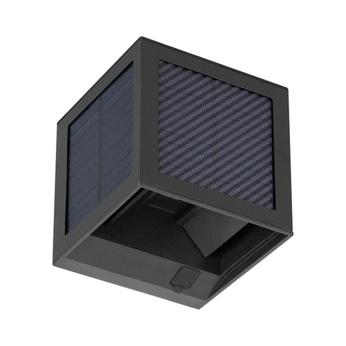 Applique solaire V-Tac 9W avec capteur - IP65, noir, 3-en-1 CCT