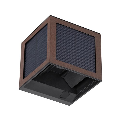 Applique solaire V-Tac 9W avec capteur, CCT - IP65, Corten