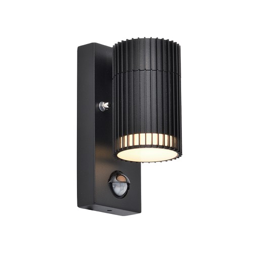 Applique murale GU10 avec détecteur PIR - IP44 extérieur, sans ampoule