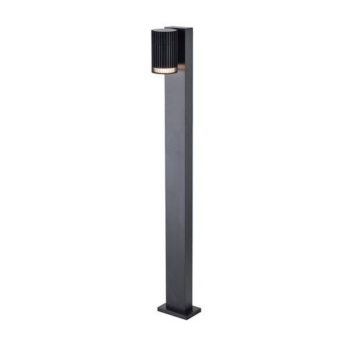 V-Tac Borne d'éclairage extérieur GU10 50cm - IP44, noir, sans ampoule