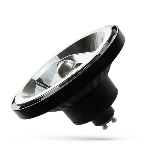Spot LED GU10 12W noir - AR111