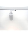 Spot sur rail triphasé 10W RA97 dimmable - 110lm/w, blanc
