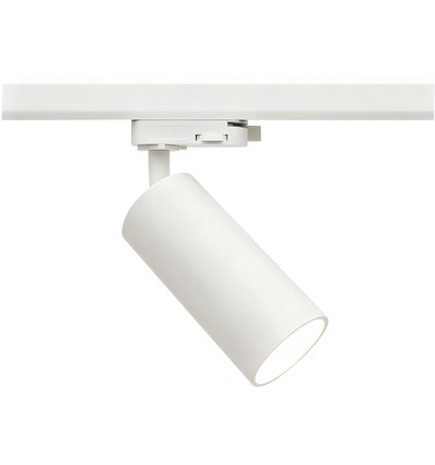 Spot sur rail triphasé 10W RA97 dimmable - 110lm/w, blanc