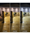 5m 10W/m Ruban LED COB CCT Étanche RA90 - 24V DC, IP68, 576 LED par mètre