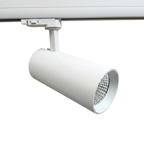 Outlet: 30W spot LED sur rail - 3 phases, blanc, 3000lm, 3000K, RA90