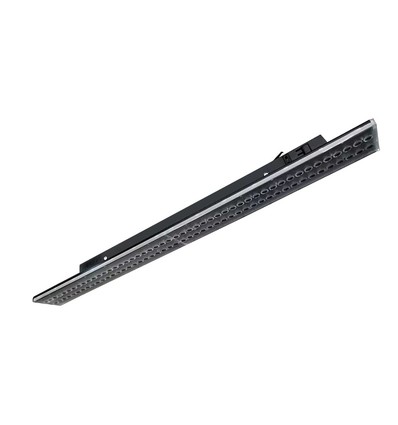 Outlet: Projecteur LED rail 3 phases 50W - 136 lm/W, puissance réglable, noir
