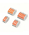 Toppklämmor set 46 st. - 0,32-2,5 mm² för 2/3/4/5 ledare