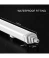Réglette LED 60cm 18W étanche, Câblage traversant - 120lm/W, puce Cree, garantie 6 ans, IP65