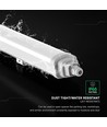 Réglette LED 60cm 18W étanche, Câblage traversant - 120lm/W, puce Cree, garantie 6 ans, IP65
