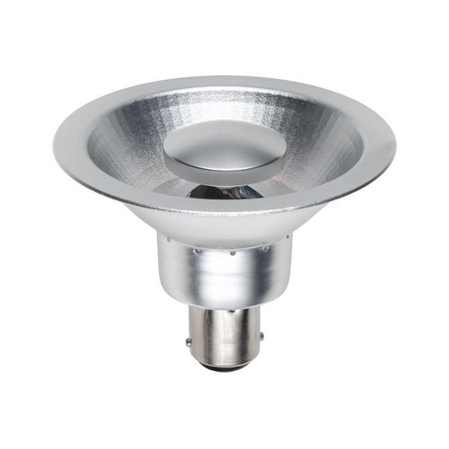 BA15d AR70 9W dimbar LED-lampa, 12V - 510lm, 35 grader, grått hölje