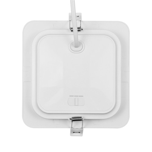 12W Dure 3 kvadratisk LED-taklampe - CCT, IP54, 14,5x14,5 cm
