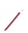 100m Kabel röd/svart - 2x0,35mm², 12-24V, för LED-strip