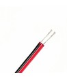 100m Câble 1,2mm² rouge/noir - 2 fils (16AWG), 12V-24V, pour ruban LED