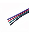 Câble RGB 100m - 4x0,35mm², 12-24V, pour ruban LED