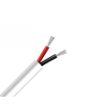 20m Câble rouge/noir, blanc rond - 2x0,35mm², 12V-24V, pour ruban LED