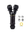 Boîte de dérivation en Y noire, 3 fils - IP68 étanche, pour raccordement, câble Ø8-12mm