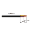 Boîte de dérivation en Y noire, 3 fils - IP68 étanche, pour raccordement, câble Ø8-12mm