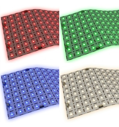 Vouwbaar LED Paneel RGB+NW RA95 - 24V DC, IP20, 49x24cm, 45W