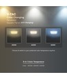 12W kvadratisk LED-innfellingspanel - CCT, Backlit, CREE-chip, 6 års garanti