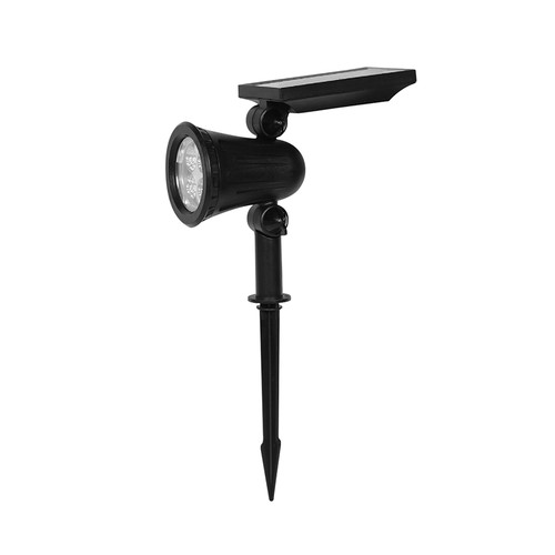 Spot solaire de jardin 1,54W avec piquet - 5,5V, IP54, 3000K, batterie 2200mAh