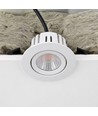 Spot encastrable 7W RA96 CCT + DimToWarm pour isolation - dimmable, Trou: Ø6,8 cm, Dim: Ø9,3 cm