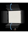 200W LED-ljuspanel för foto och video - Inkl. Barndoors, justerbar CCT och 8 effekter