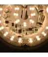 10,1cm / 18W Dimbaar LED-inzetstuk m. lenzen - Flikkervrij, vervangt G24, cirkel- en compactlampen