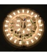 10,1cm / 18W Dimbaar LED-inzetstuk m. lenzen - Flikkervrij, vervangt G24, cirkel- en compactlampen